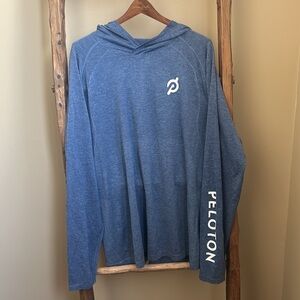 Peloton Lulumelon Light Weight Blue Hoodie